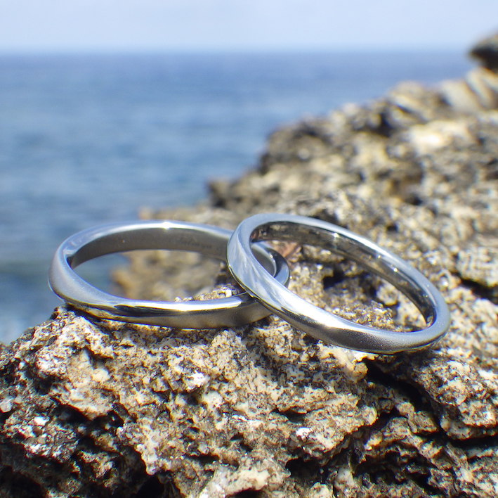 未常識をかたちに・ハフニウムの結婚指輪　Hafnium Rings