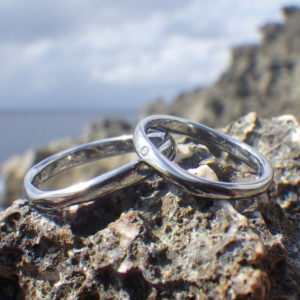おふたりの想いを実現するオーダーメイド・ハフニウムの結婚指輪　Hafnium Rings