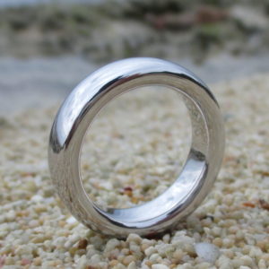 世界初のロジウム無垢の指輪　Pure Rhodium Ring