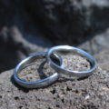 建築家が作るハフニウムの結婚指輪　Hafnium Rings