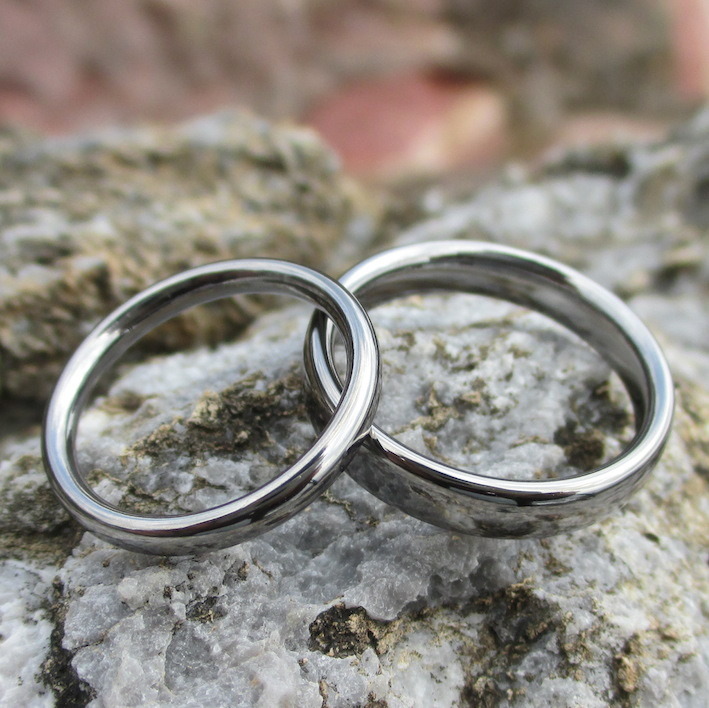 1000年残る宝物・タンタルの結婚指輪　Tantalum Rings