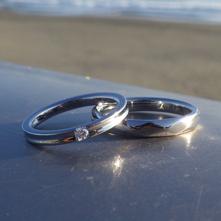 ふたりの繋がりを感じさせてくれる制作ストーリー・ハフニウムの結婚指輪　Hafnium Rings