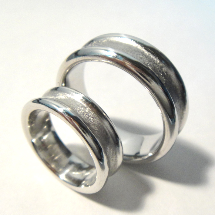 イリジウムで結婚指輪を　Iridium Rings