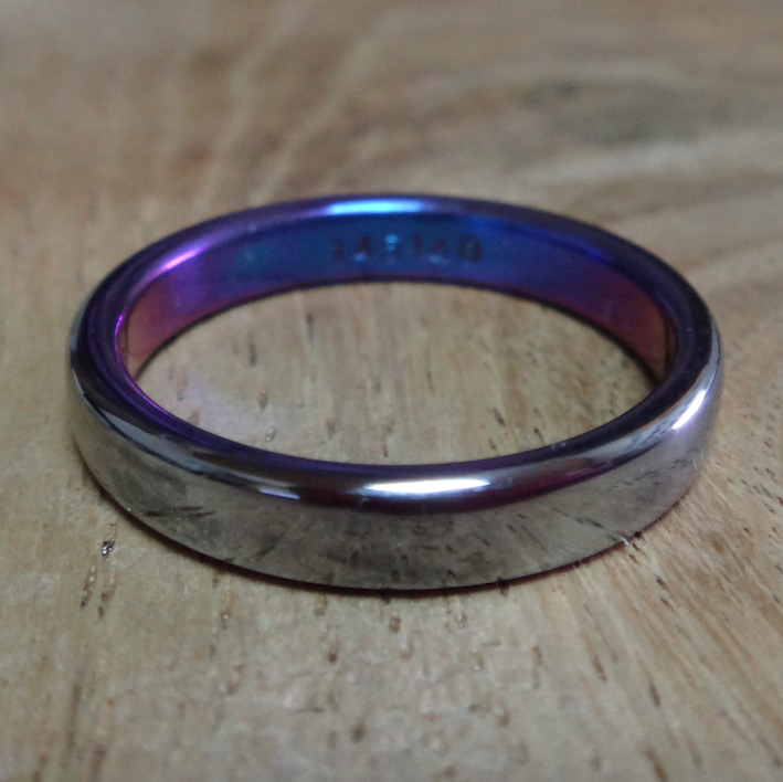 絶妙の色合い！タンタルとジルコニウムの指輪　Tantalum×Zircinium Ring