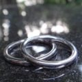 機能性と美しさを追求したタンタルの結婚指輪　Tantalum Rings