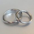 世界でたったひとつのハフニウムの結婚指輪　Hafnium Rings