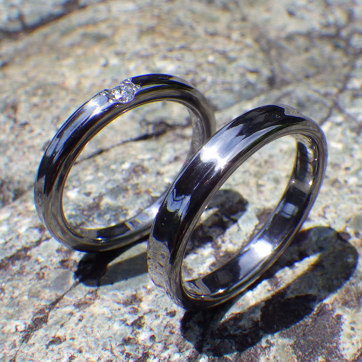 メールオーダーでご理想にぴったり！タンタルの結婚指輪　Tantalum Rings