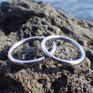禅問答のような円相をかたちに・タンタルの結婚指輪　Tantalum Rings