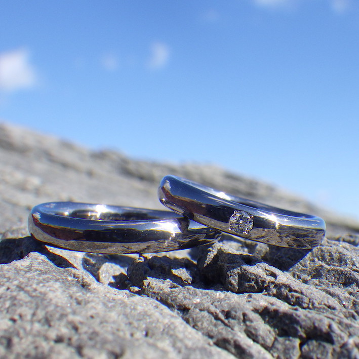 安心安全で誇らしい！タンタルの結婚指輪　Tantalum Rings