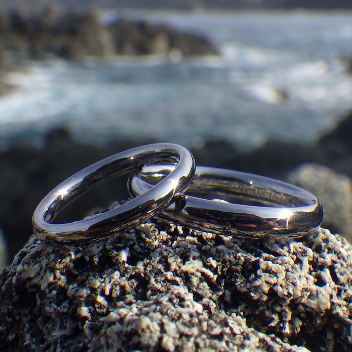これ以上は無い最高の着け心地！タンタルの結婚指輪　Tantalum Rings