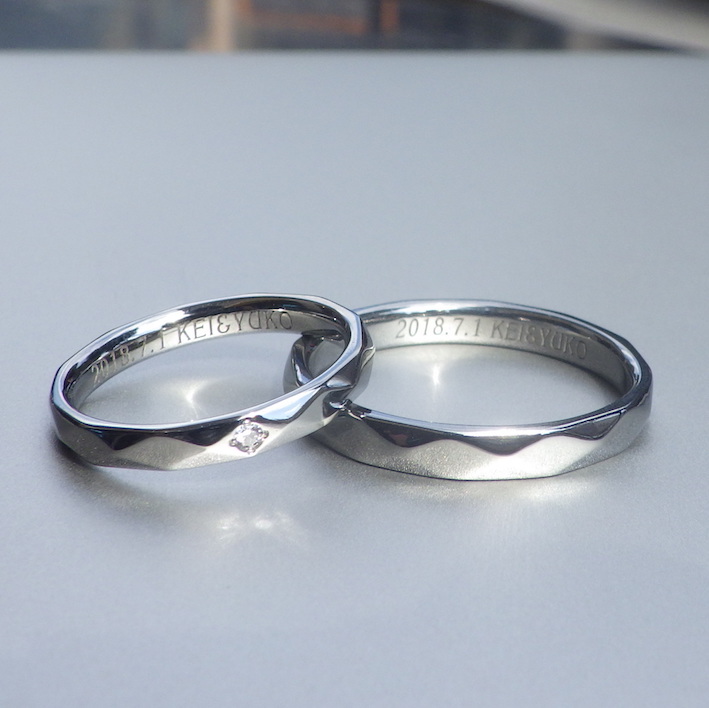 プラチナを超えるハイスペックな実用性・ハフニウムの結婚指輪　Hafnium Rings