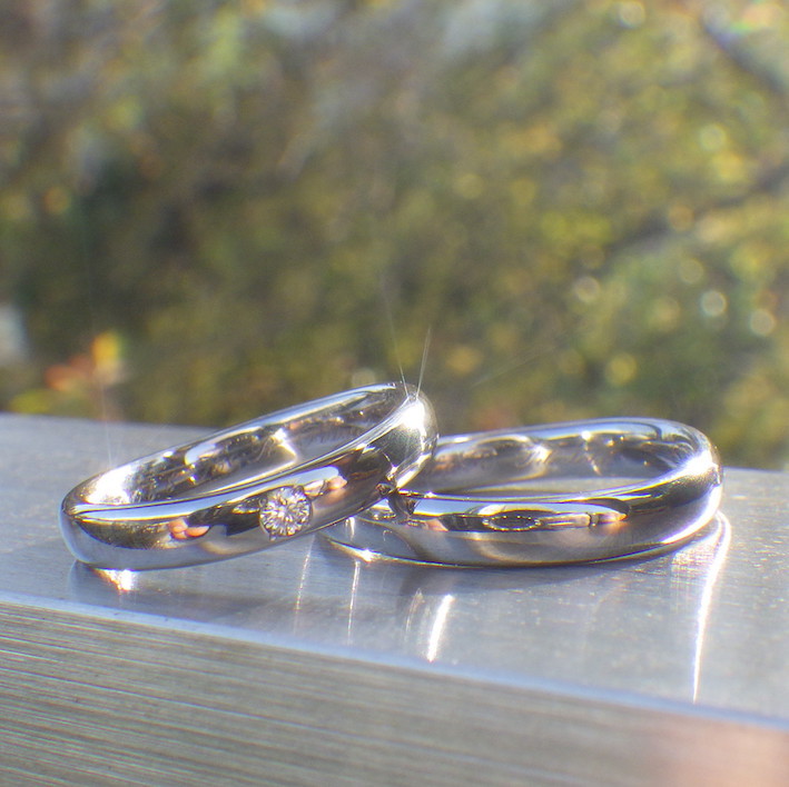 安心安全で誇らしい！タンタルの結婚指輪　Tantalum Rings