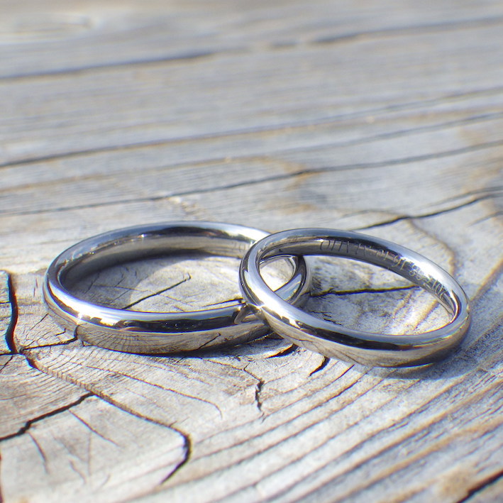 これ以上は無い最高の着け心地！タンタルの結婚指輪　Tantalum Rings